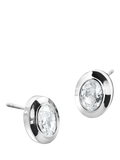 THOMAS SABO oval stud earrings in silver with zirconia - British product