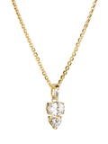 Thomas Sabo oval and heart zirconia necklace, UK version