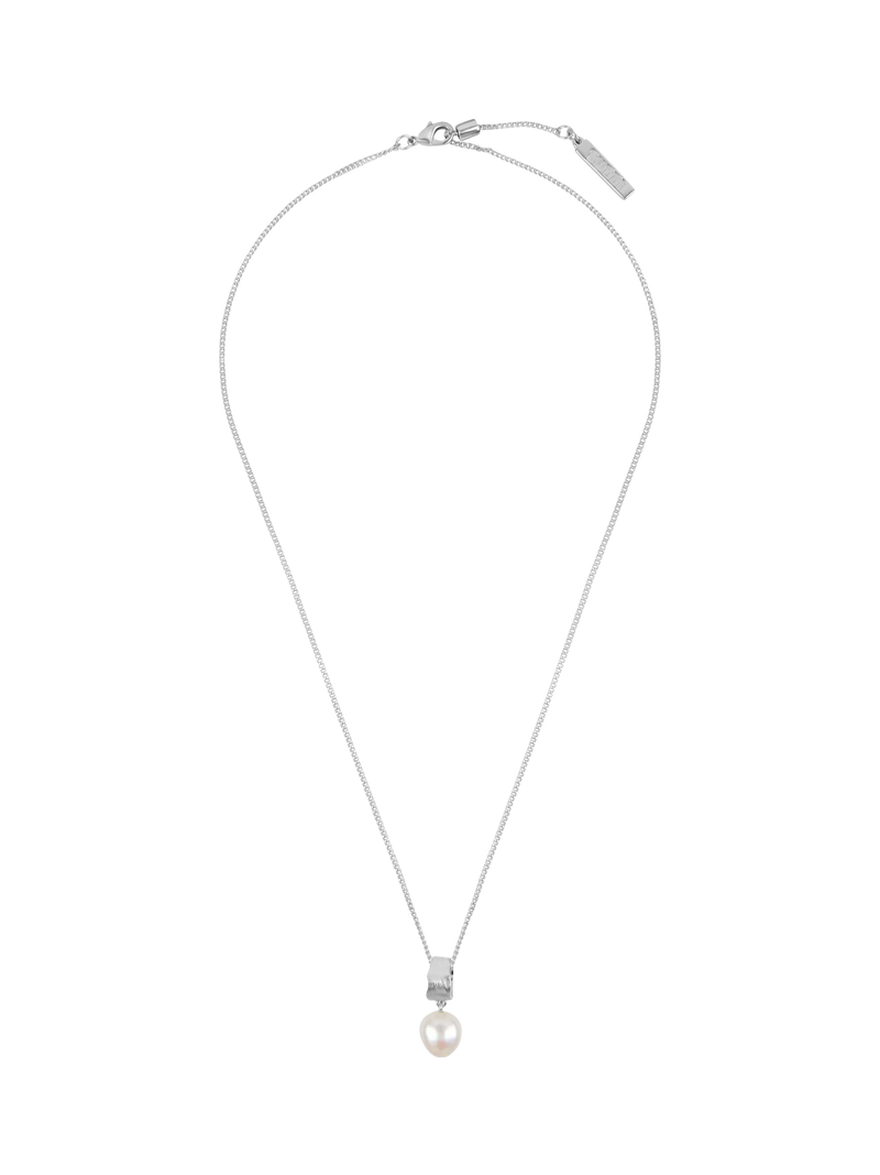 TUTTI freshwater pearl pendant necklace silver - British product