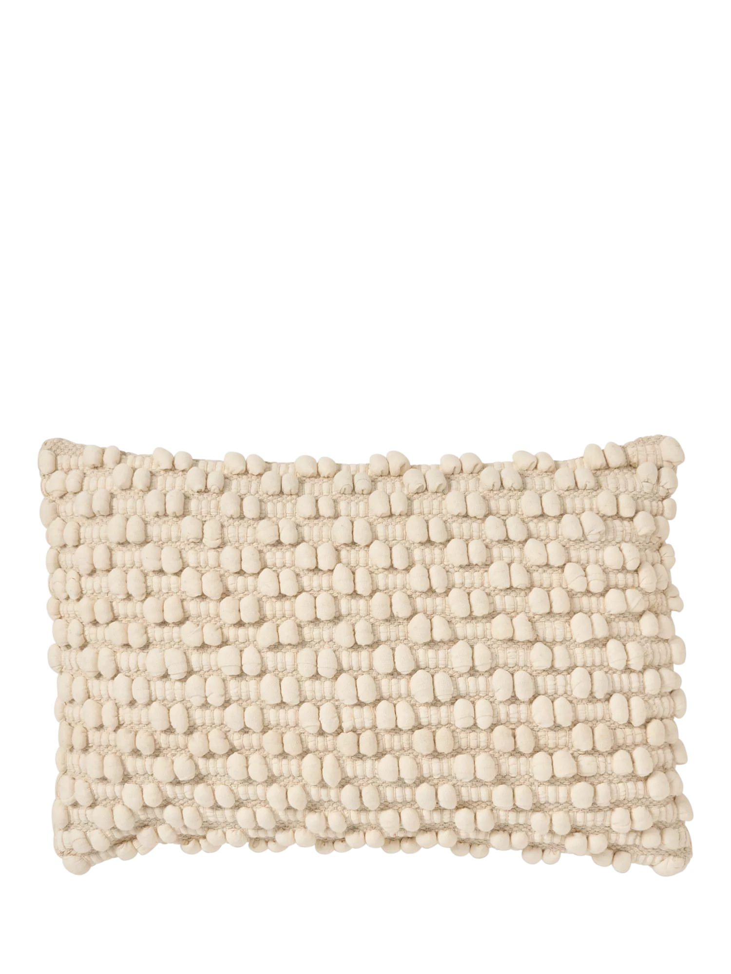 Truly knotted cushion cover ecru 50x30cm, UK version