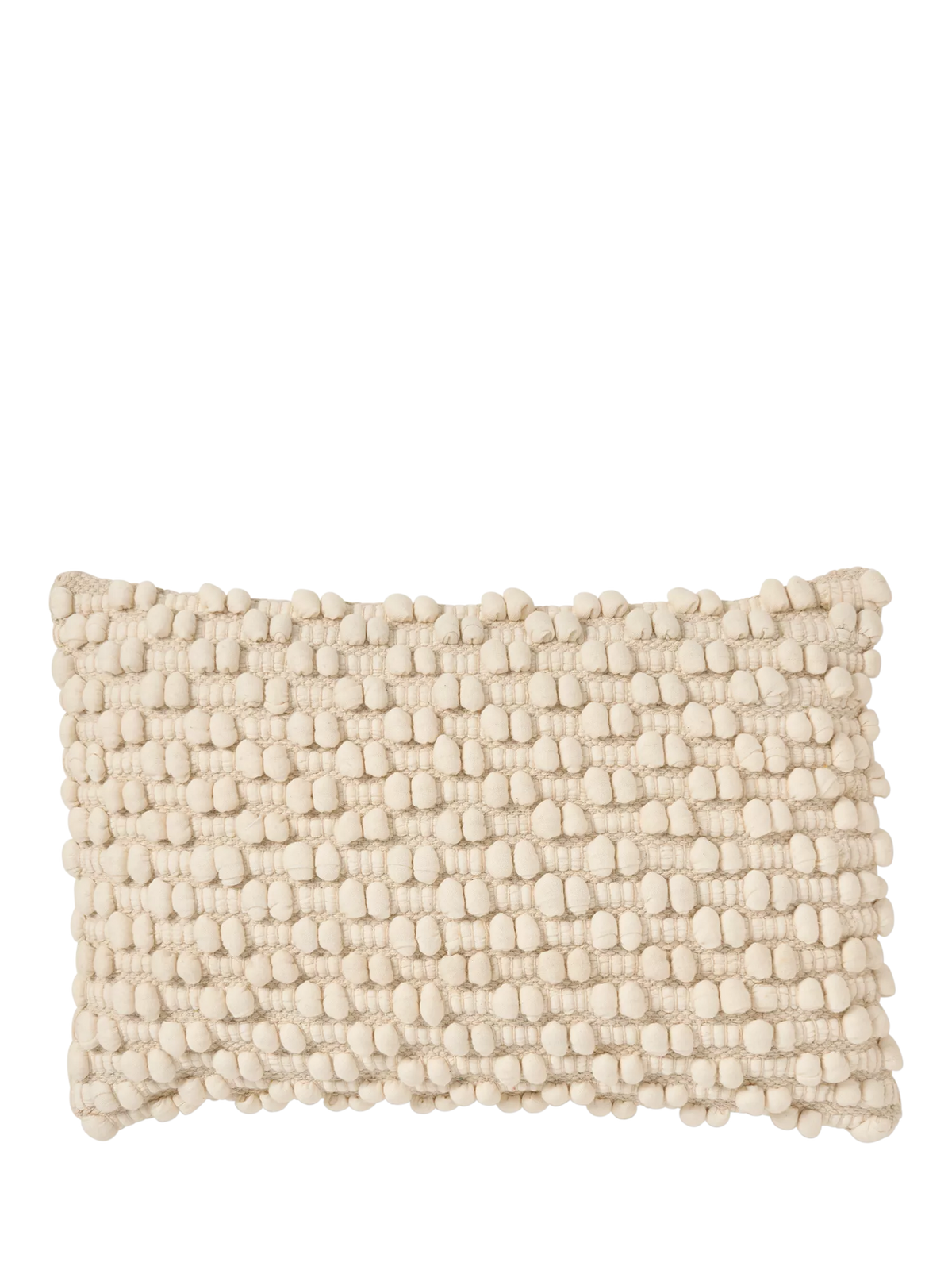 Truly knotted cushion cover ecru 50x30cm, UK version