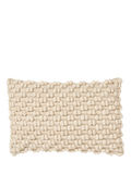 Truly knotted cushion cover ecru 50x30cm, UK version