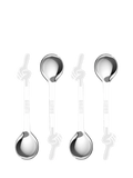 Bialetti coffee spoons set of 4 stainless steel, imported from the UK