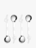 Bialetti coffee spoons set of 4 stainless steel, imported from the UK