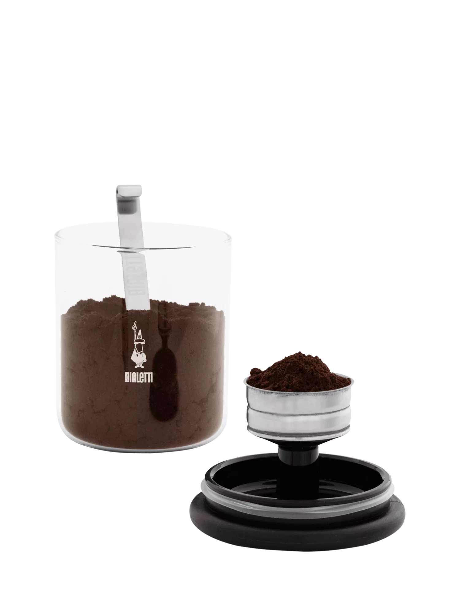 Bialetti coffee canister smart glass (British brand)
