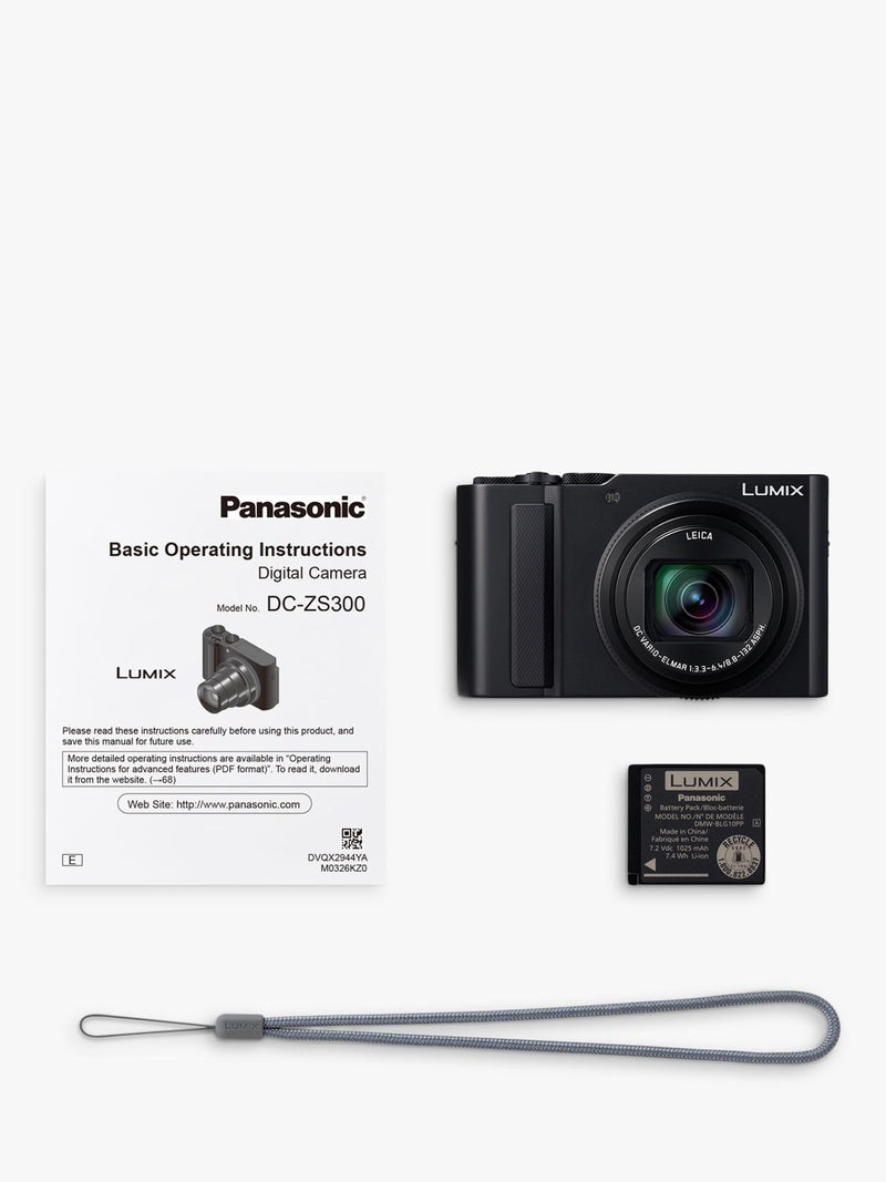 Panasonic Lumix TZ300 compact superzoom camera 20.1MP silver, imported from the UK