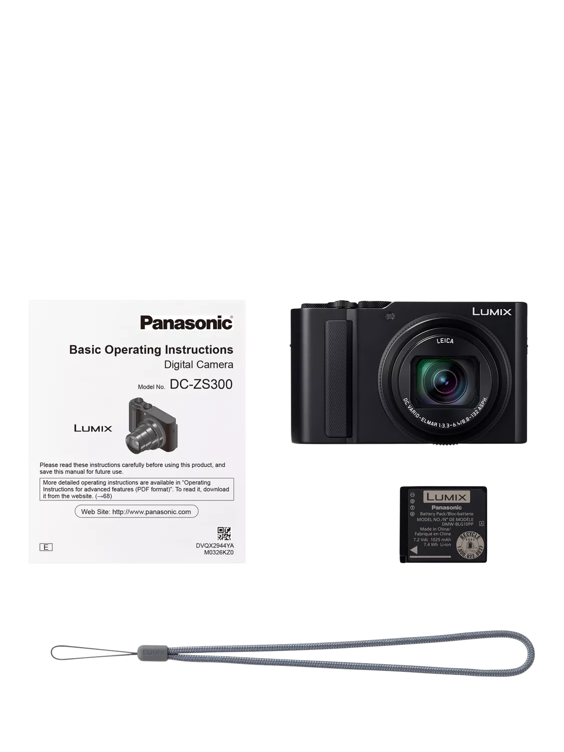 Panasonic Lumix TZ300 compact superzoom camera 20.1MP silver, imported from the UK