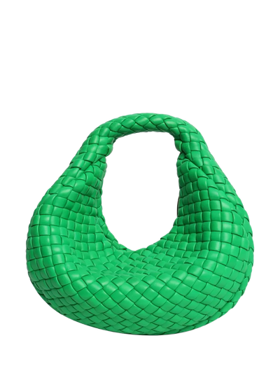 John Lewis Pre-loved Bottega Veneta Padded Jodie Intecciato Top Handle Bag, Green- Buy online at McGrocer