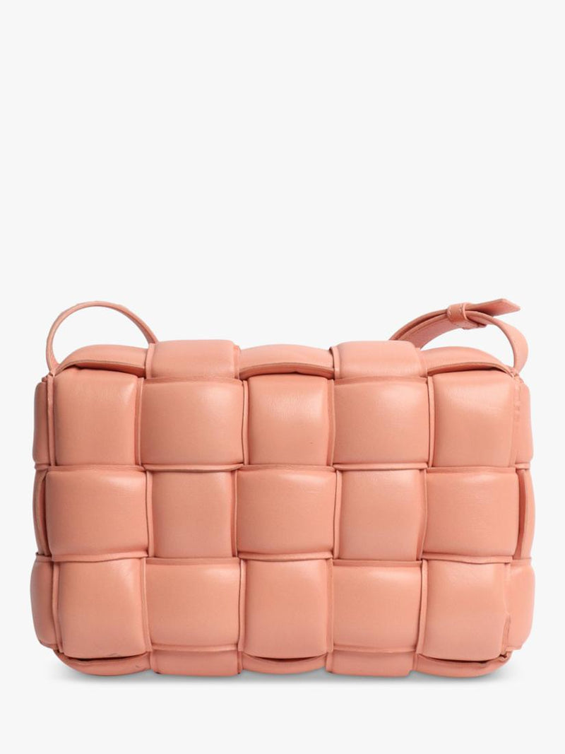 Bottega Veneta Pink Padded Cassette Cross Body Bag, UK version
