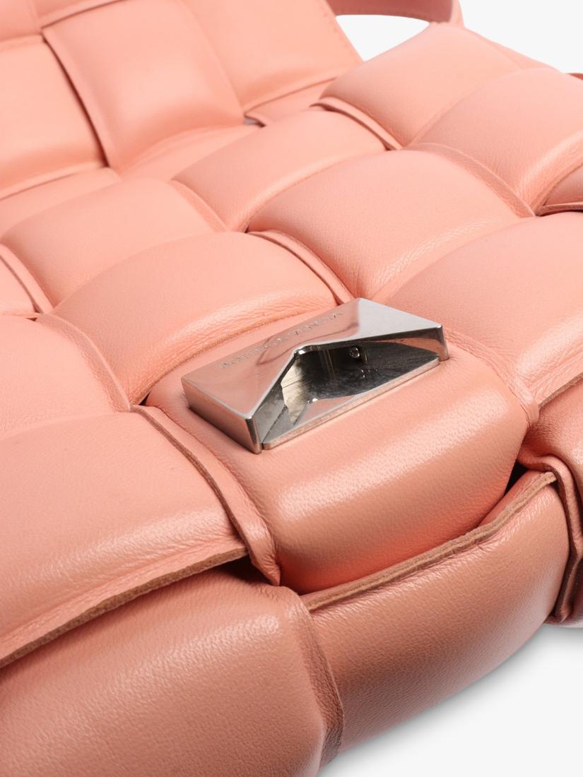 Bottega Veneta Pink Padded Cassette Cross Body Bag, UK version