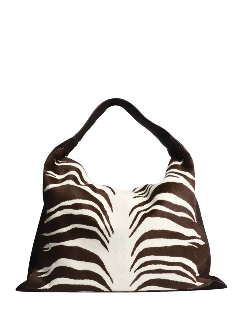 Bottega Veneta large Hop pony hair bag, imported from the UK