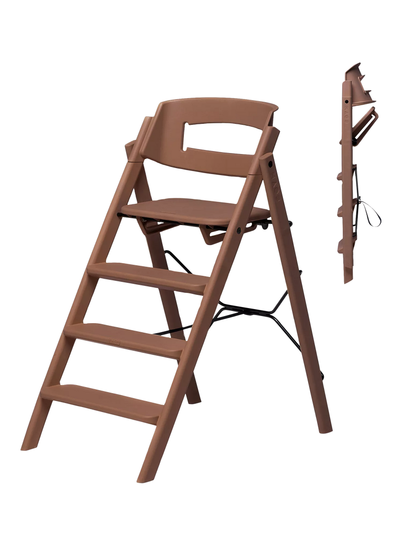 KAOS Klapp highchair Mocca Brown - British product