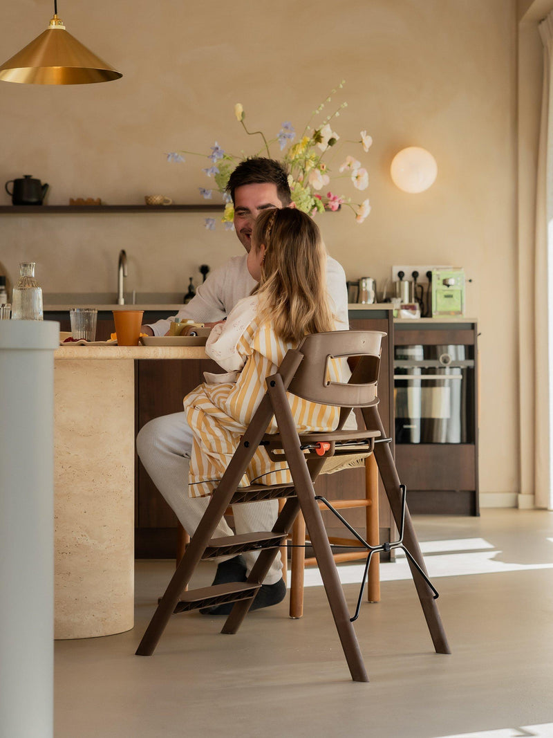 KAOS Klapp highchair Mocca Brown - British product