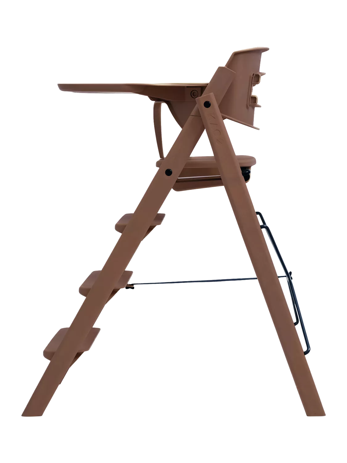 KAOS Klapp Safety Rail and Tray Mocca Brown (British brand)