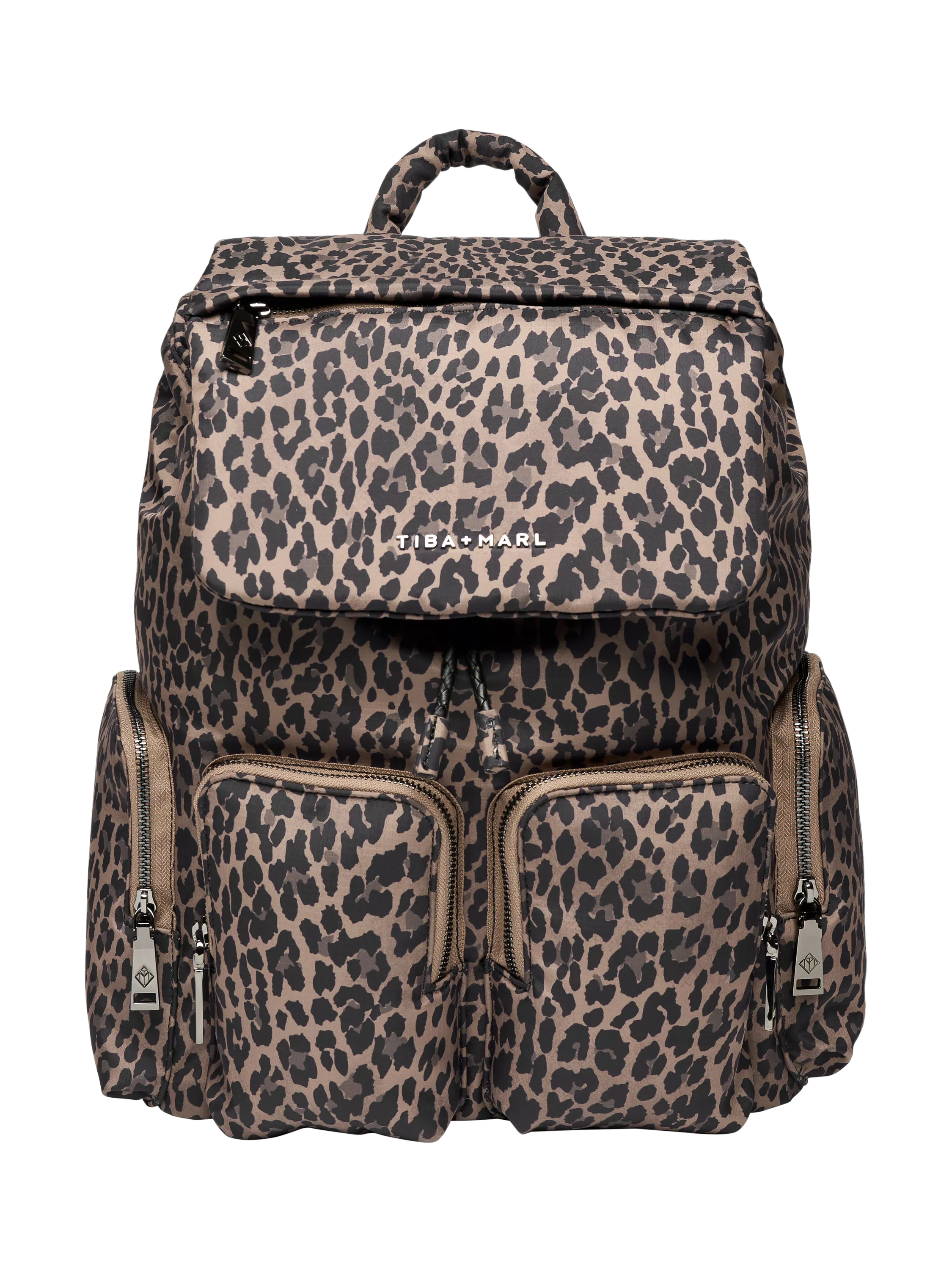 Tiba + Marl changing backpack leopard 21L - British product