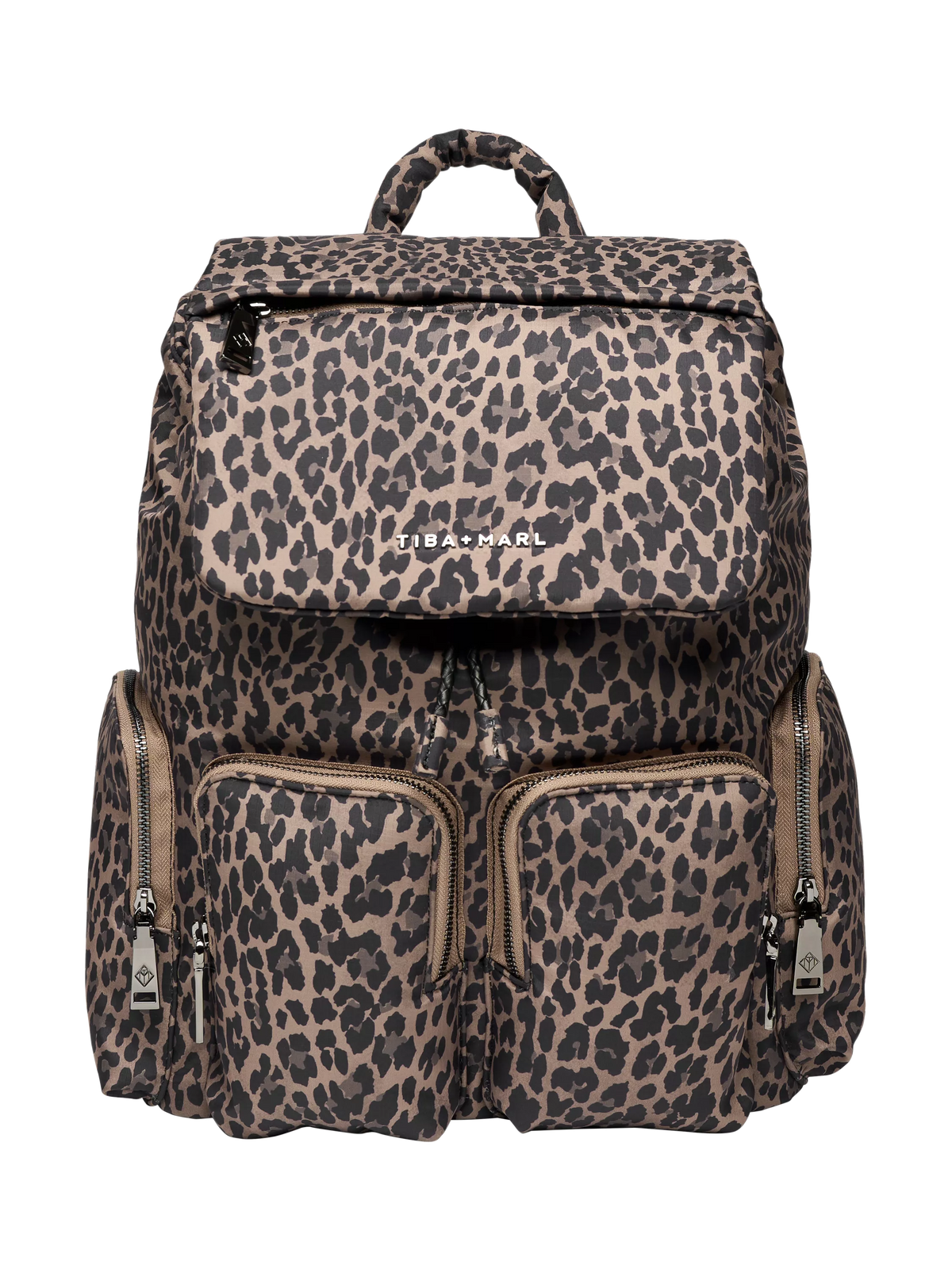 Tiba + Marl changing backpack leopard 21L - British product
