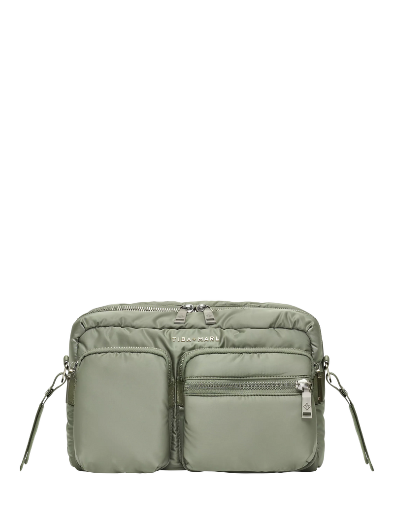Tiba + Marl Axel stroller organiser sage - British product