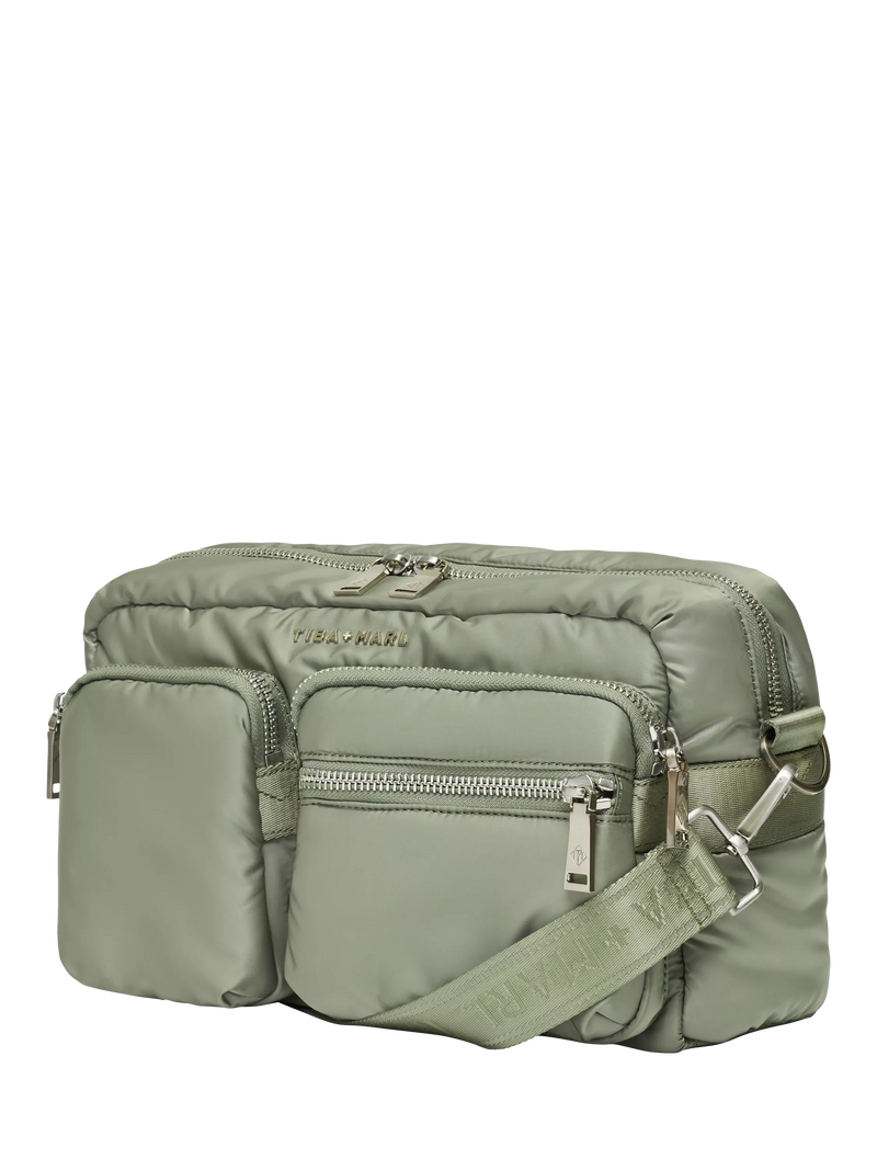 Tiba + Marl Axel stroller organiser sage - British product
