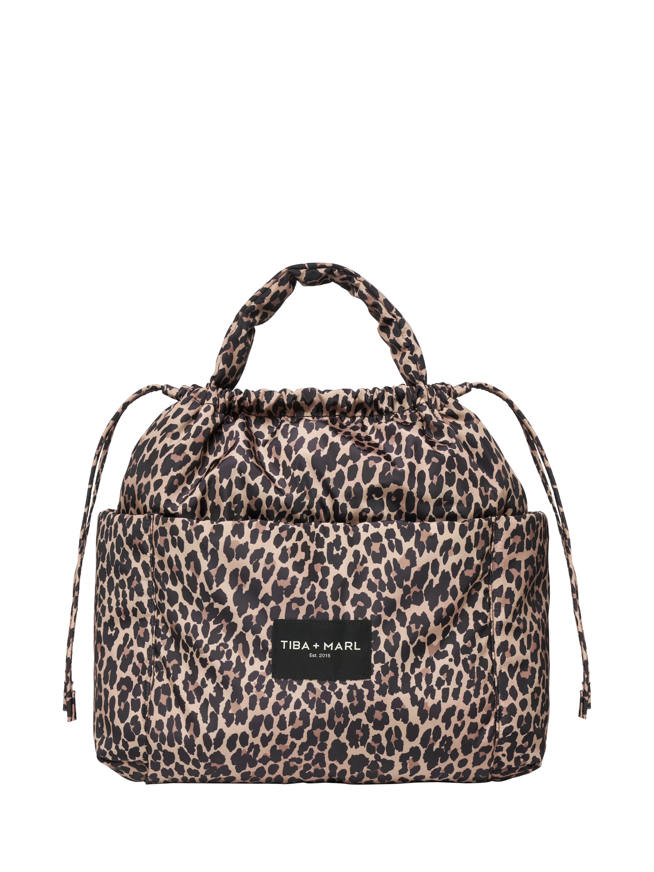 Tiba + Marl Luna changing bag Leopard, imported from the UK