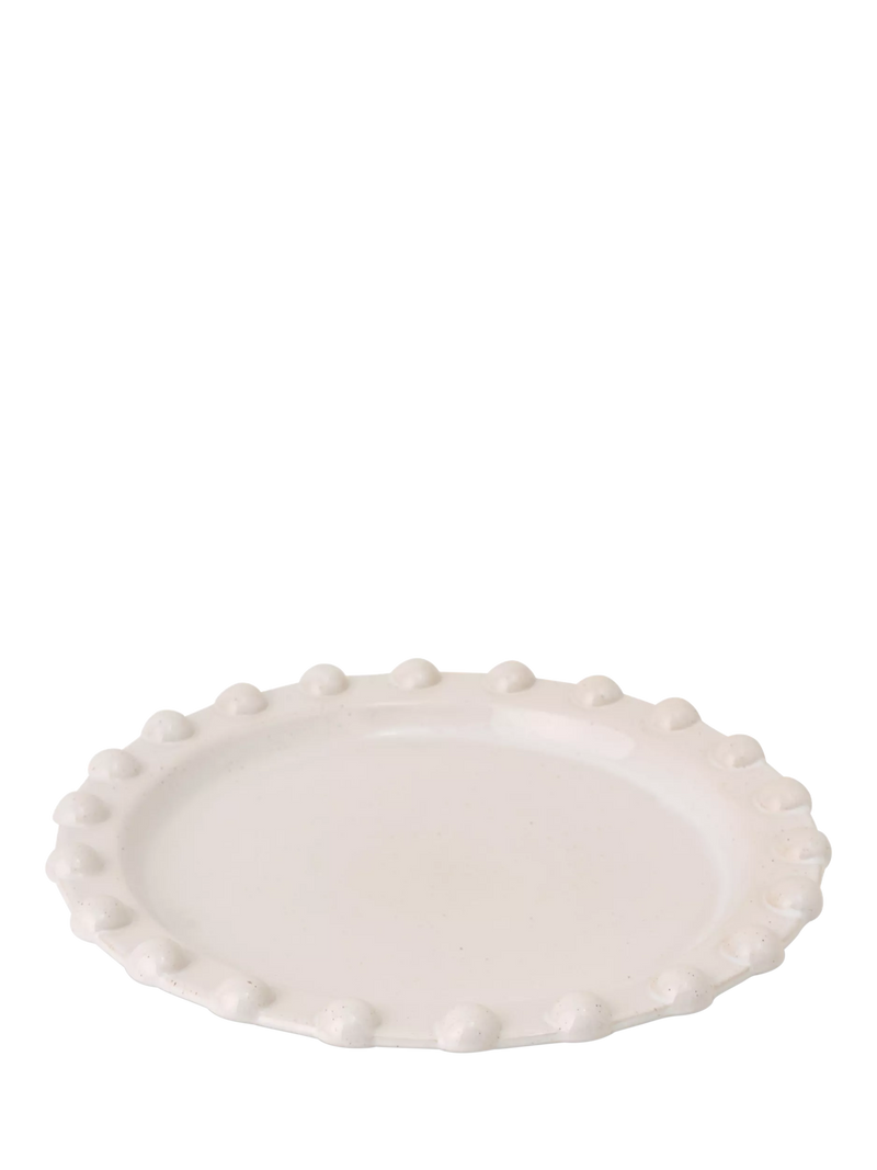 Truly stoneware serving platter pom pom round 31cm, UK version