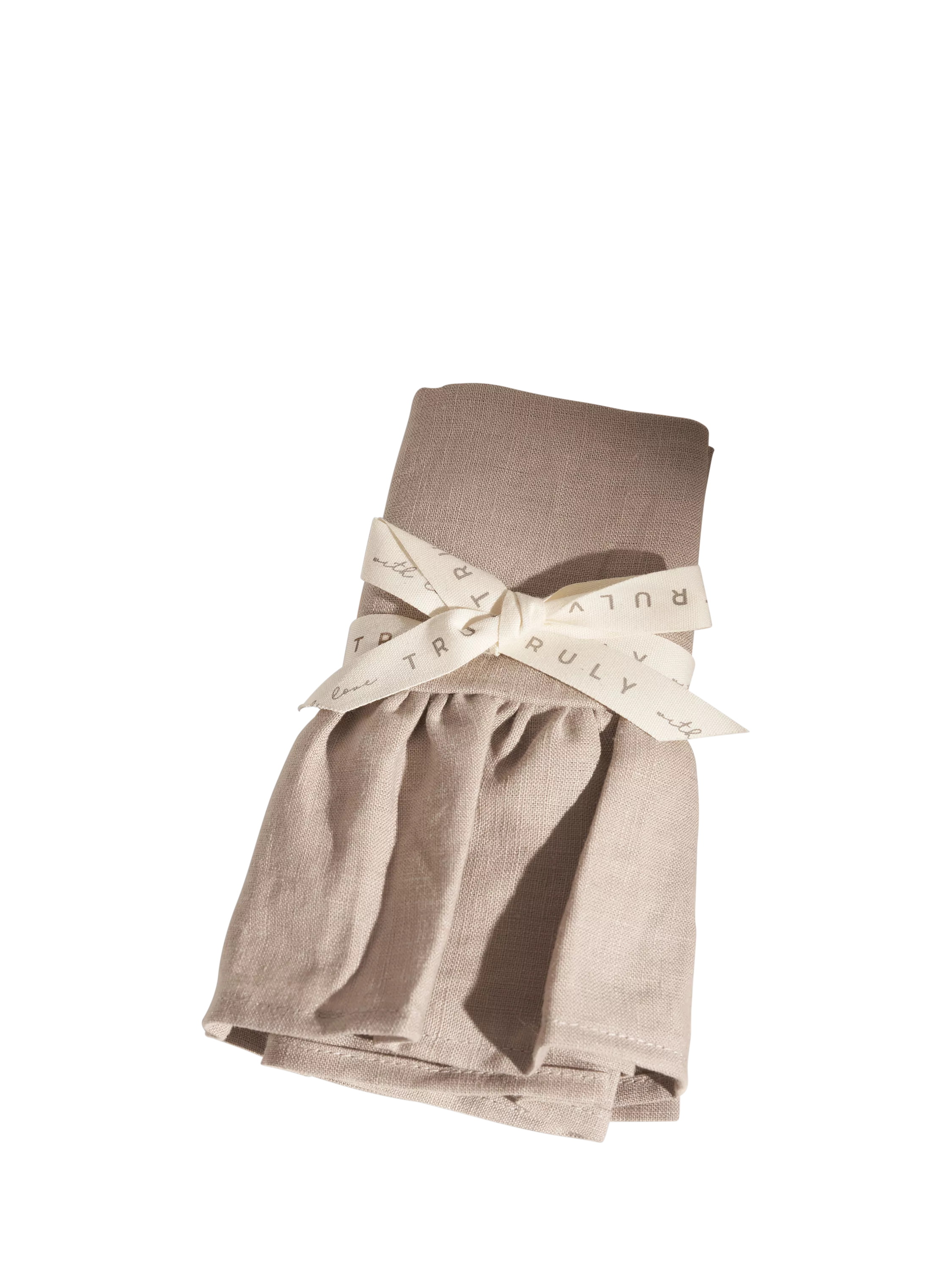 Truly linen tea towel mushroom 65x45cm - British product