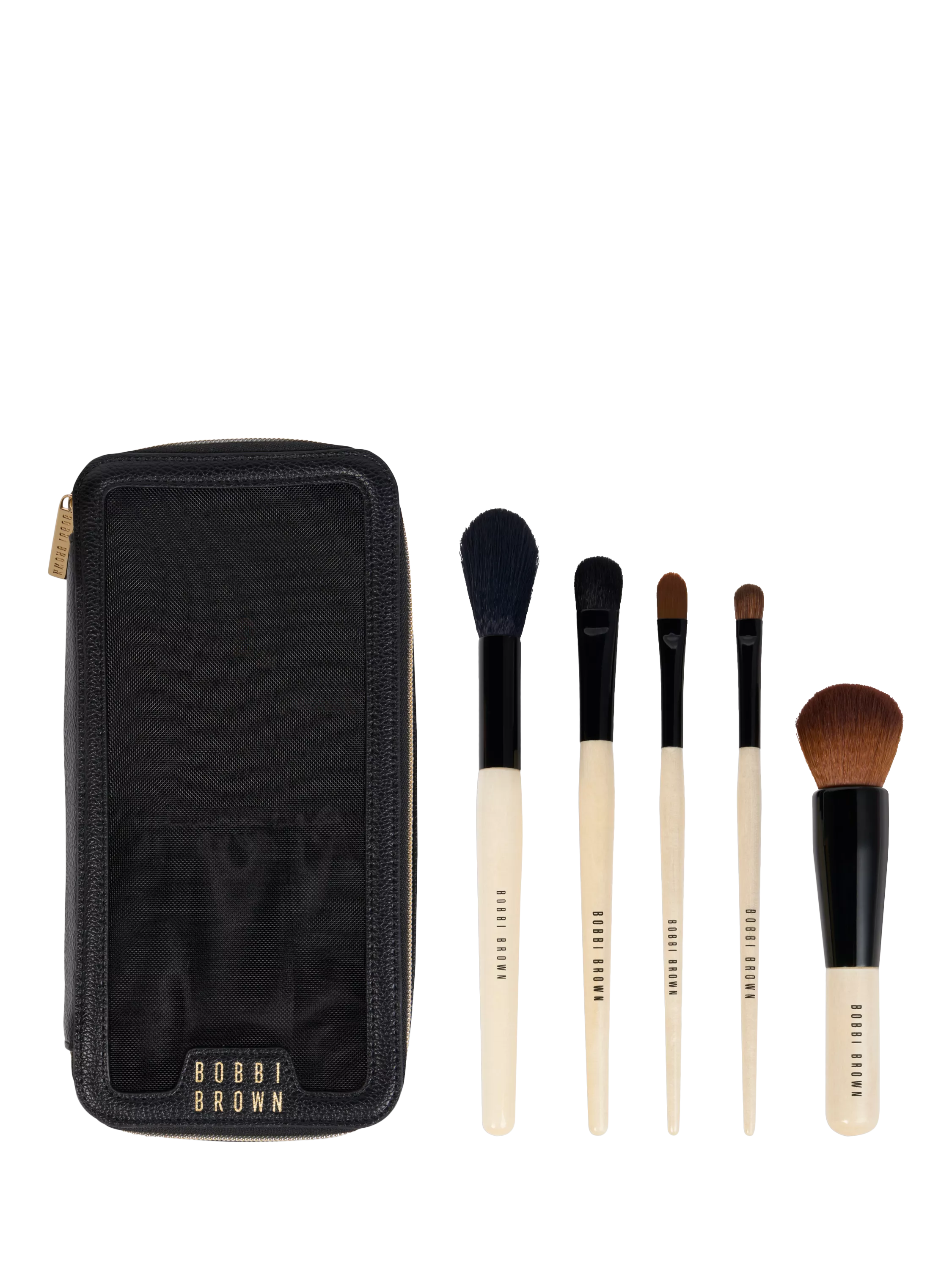 Bobbi Brown brush set with five brushes (British brand)