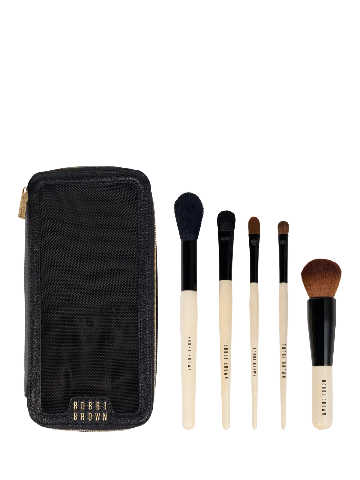 Bobbi Brown brush set with five brushes (British brand)