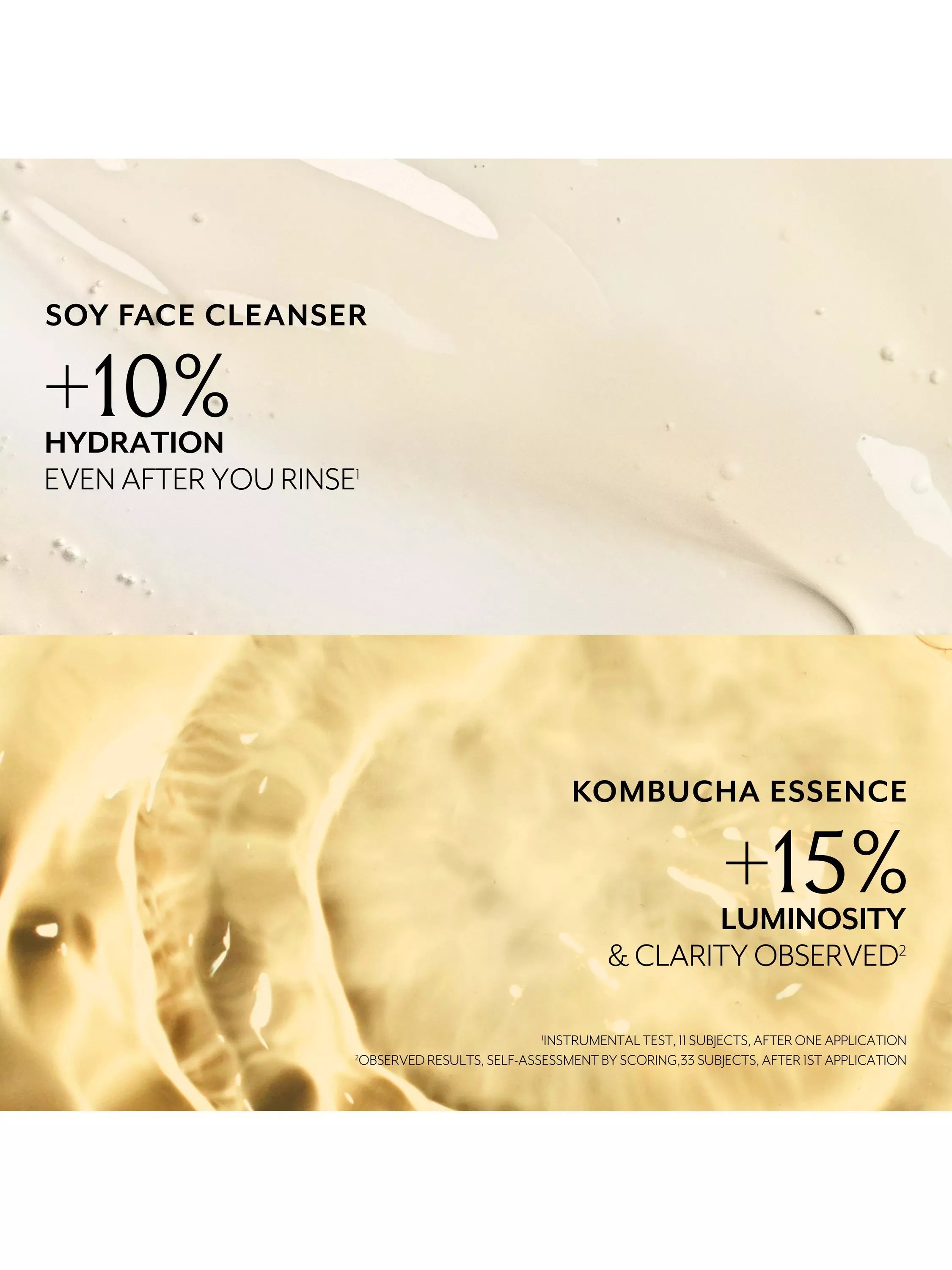 Fresh skincare gift set 50ml Soy Face Cleanser Kombucha Essence (British brand)