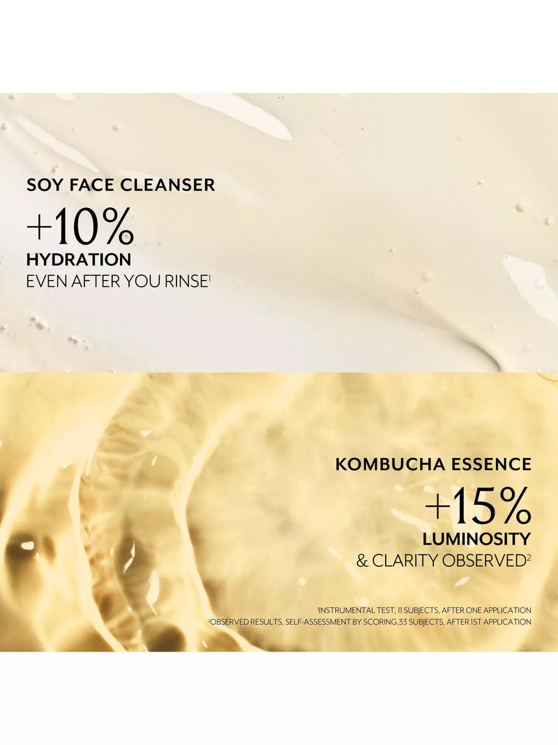 Fresh skincare gift set 50ml Soy Face Cleanser Kombucha Essence (British brand)
