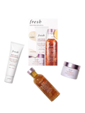 Fresh Rose Hydration Ritual gift set with cleanser toner and cream, UK version