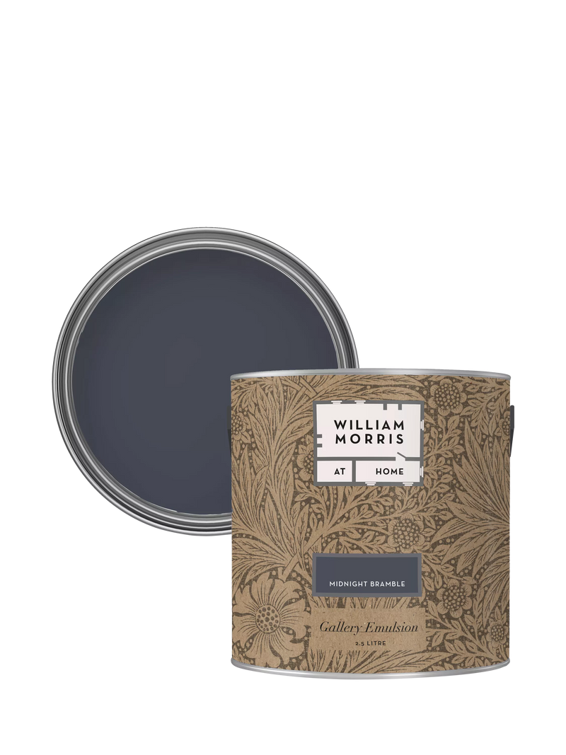 William Morris At Home Midnight Bramble Paint 2.5L (British brand)