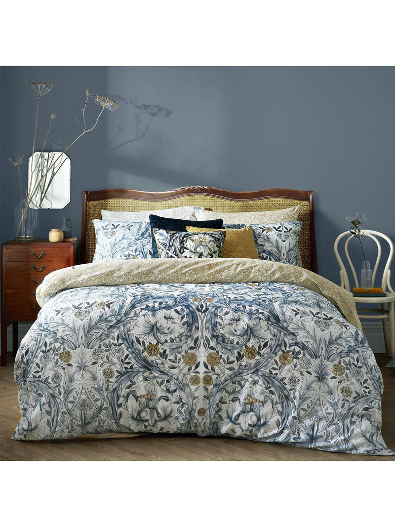 William Morris At Home Mineral Blue matt emulsion paint 2.5L, imported from the UK