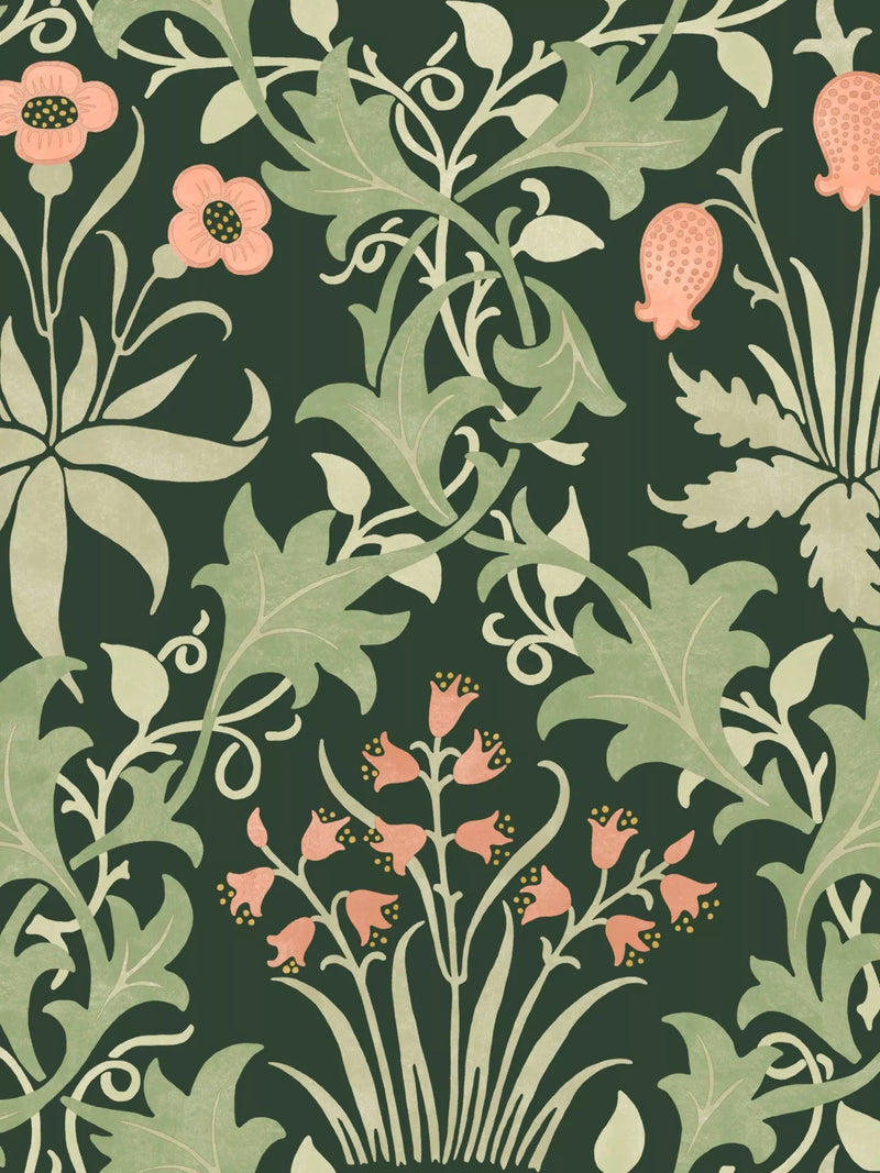 William Morris At Home Celandine wallpaper design, UK version