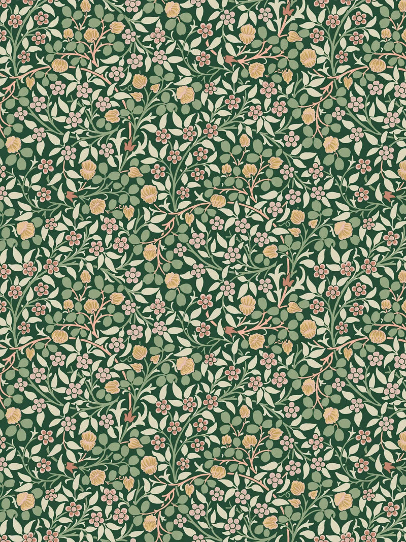 William Morris At Home Clover wallpaper floral pattern, imported from the UK