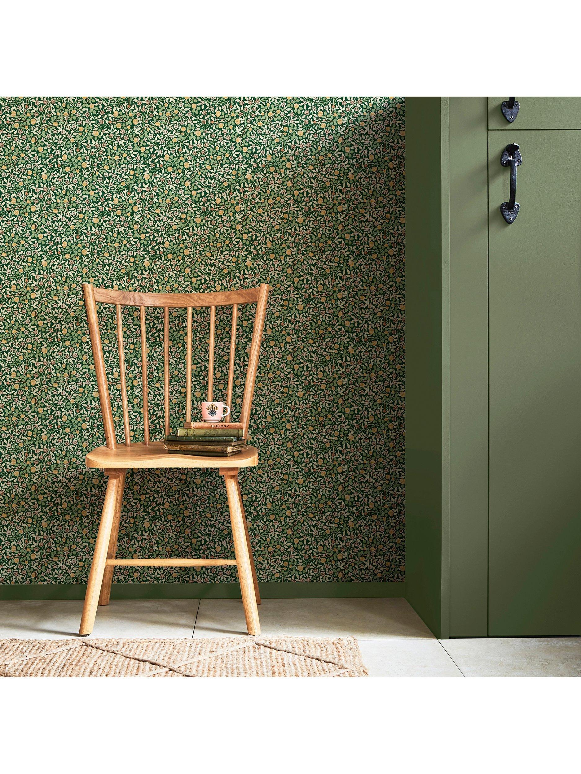 William Morris At Home Clover wallpaper floral pattern, imported from the UK