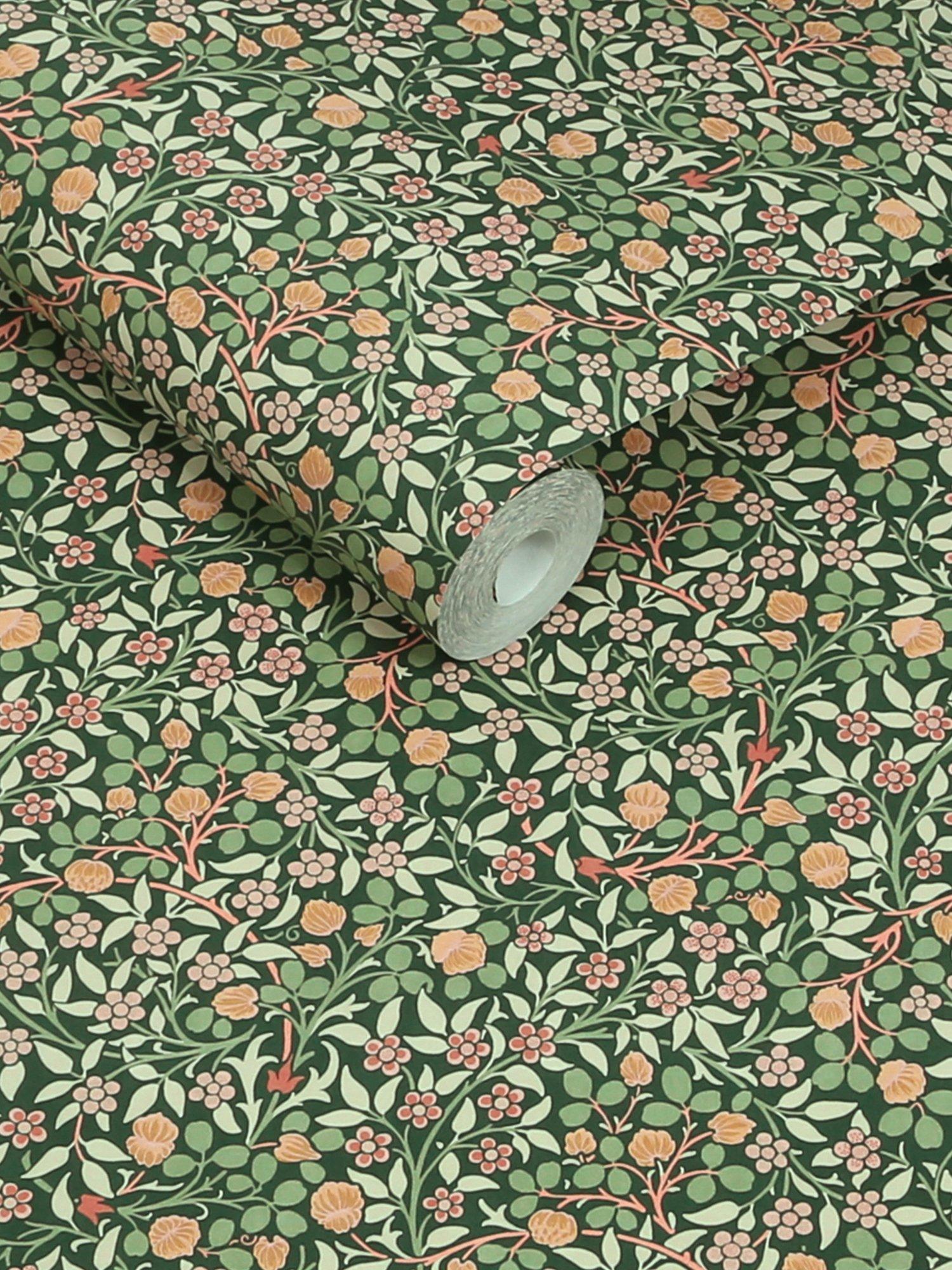 William Morris At Home Clover wallpaper floral pattern, imported from the UK