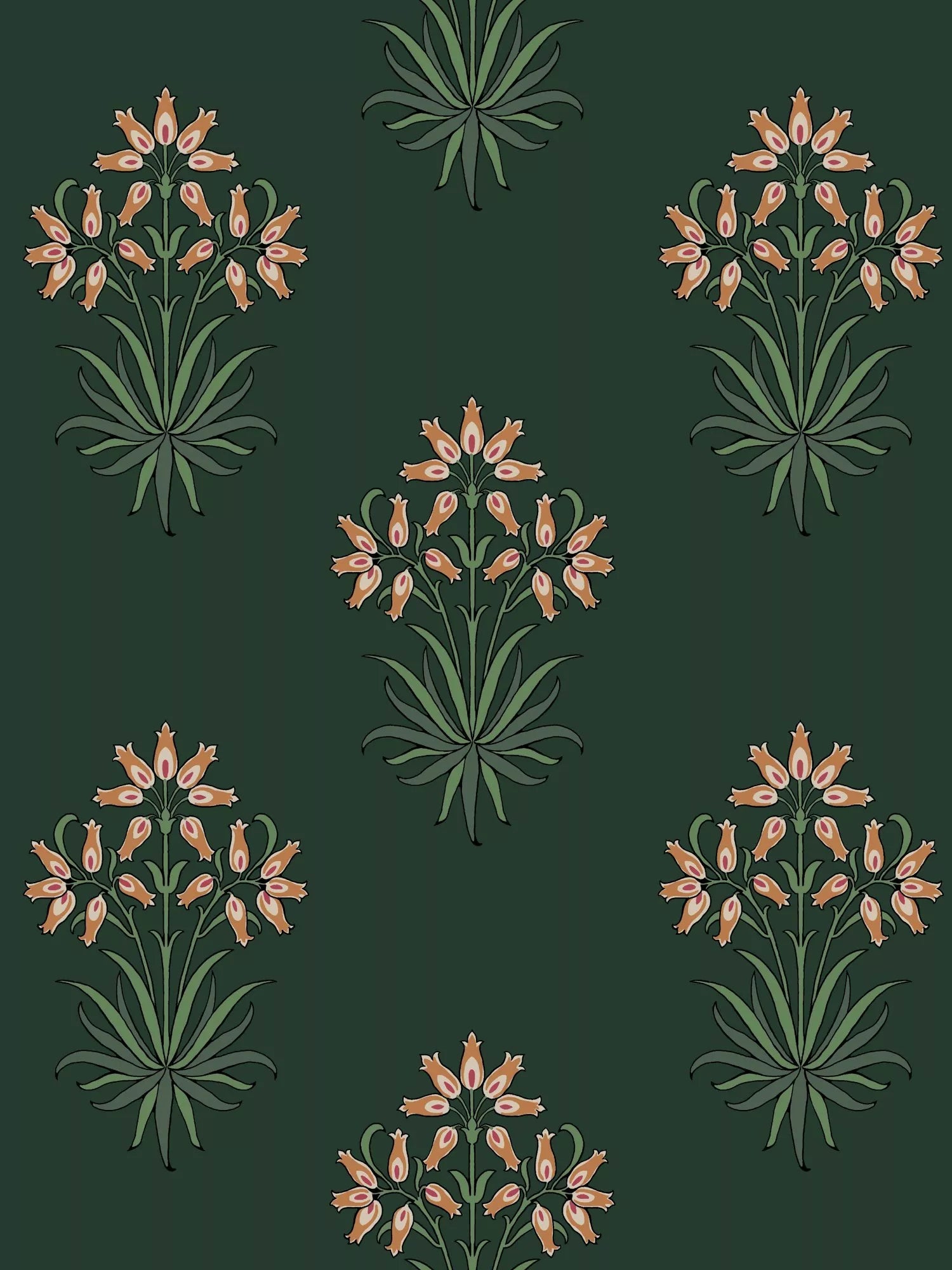 William Morris At Home Hyacinth Flower wallpaper roll, UK version