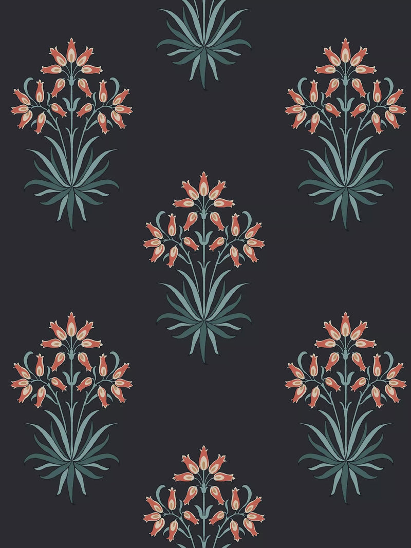 William Morris At Home Hyacinth Flower Floral Wallpaper