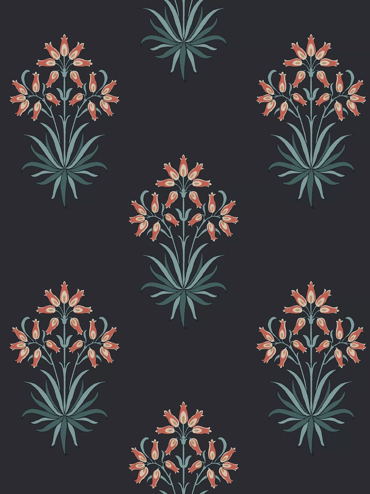 William Morris At Home Hyacinth Flower Floral Wallpaper