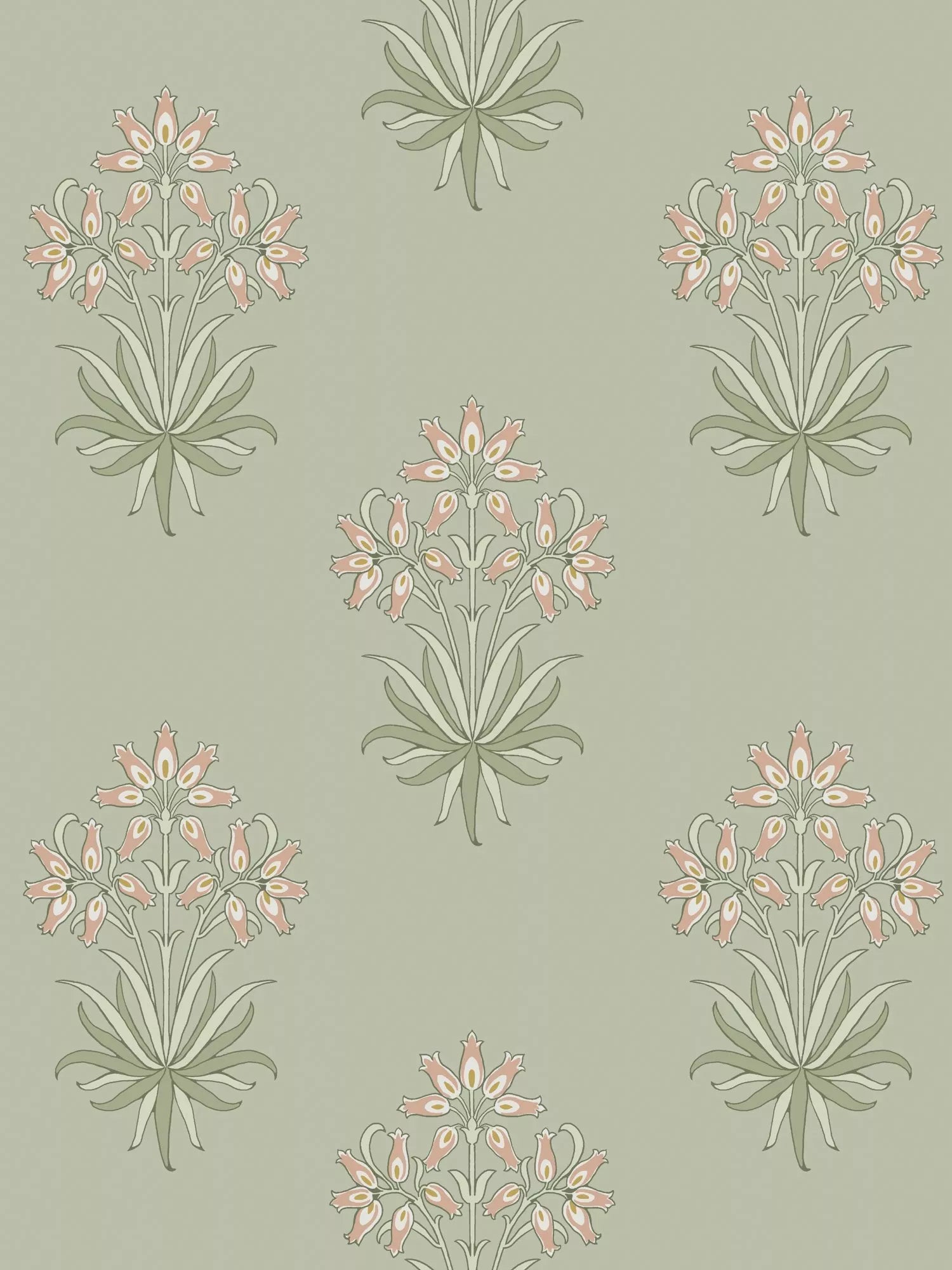 William Morris At Home Hyacinth Flower Floral Wallpaper