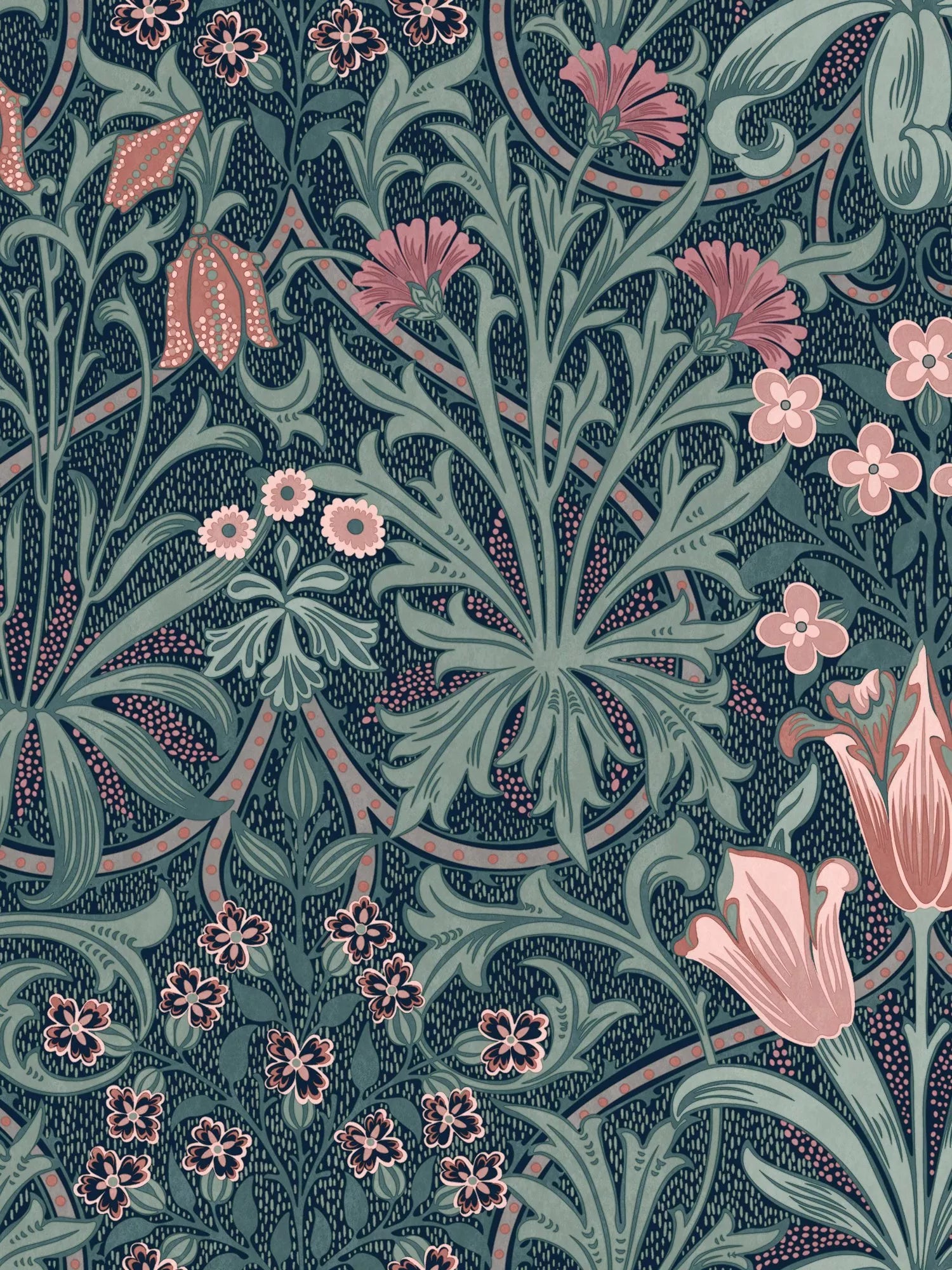 William Morris At Home Woodland Weeds Wallpaper