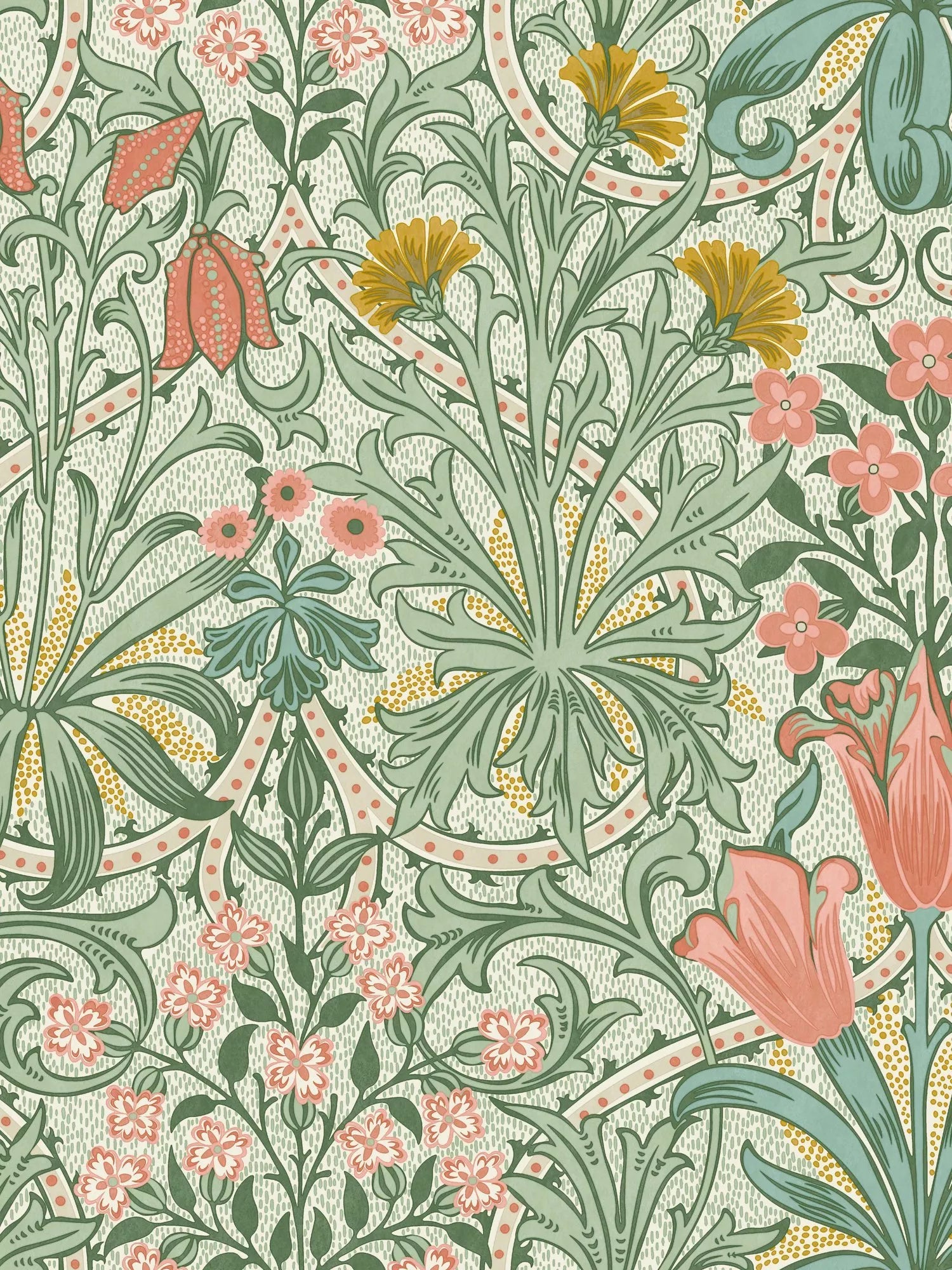 William Morris At Home Woodland Weeds Wallpaper