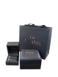 E.W Adams 9ct gold diamond stud earrings, UK version