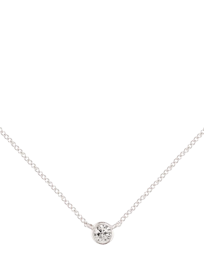 John Lewis E.W Adams 9ct Gold Solitaire Diamond Pendant Necklace- Buy online at McGrocer