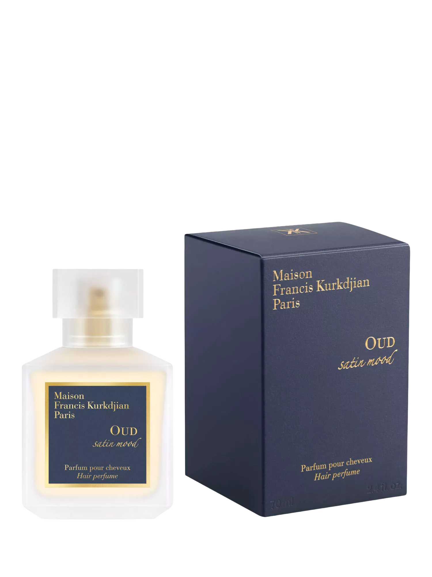 Maison Francis Kurkdjian Oud Satin Mood hair perfume 70ml, UK version
