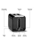 Dualit Studio 2 slice toaster black, UK version