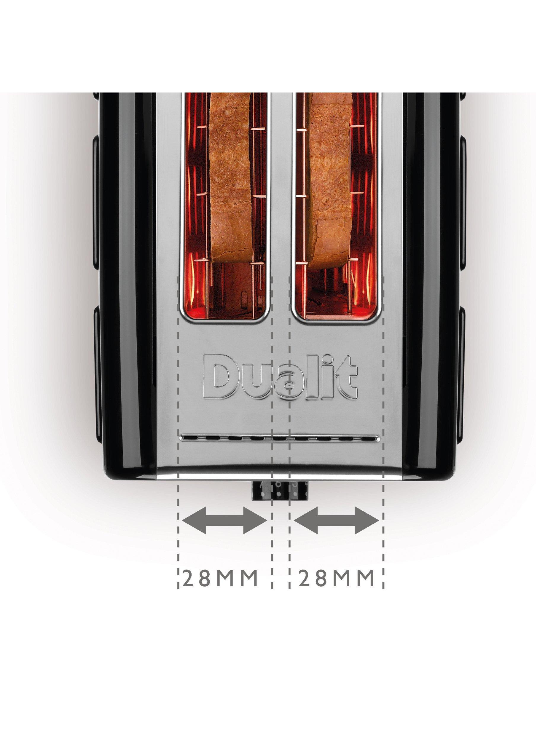 Dualit Studio 2 slice toaster black, UK version