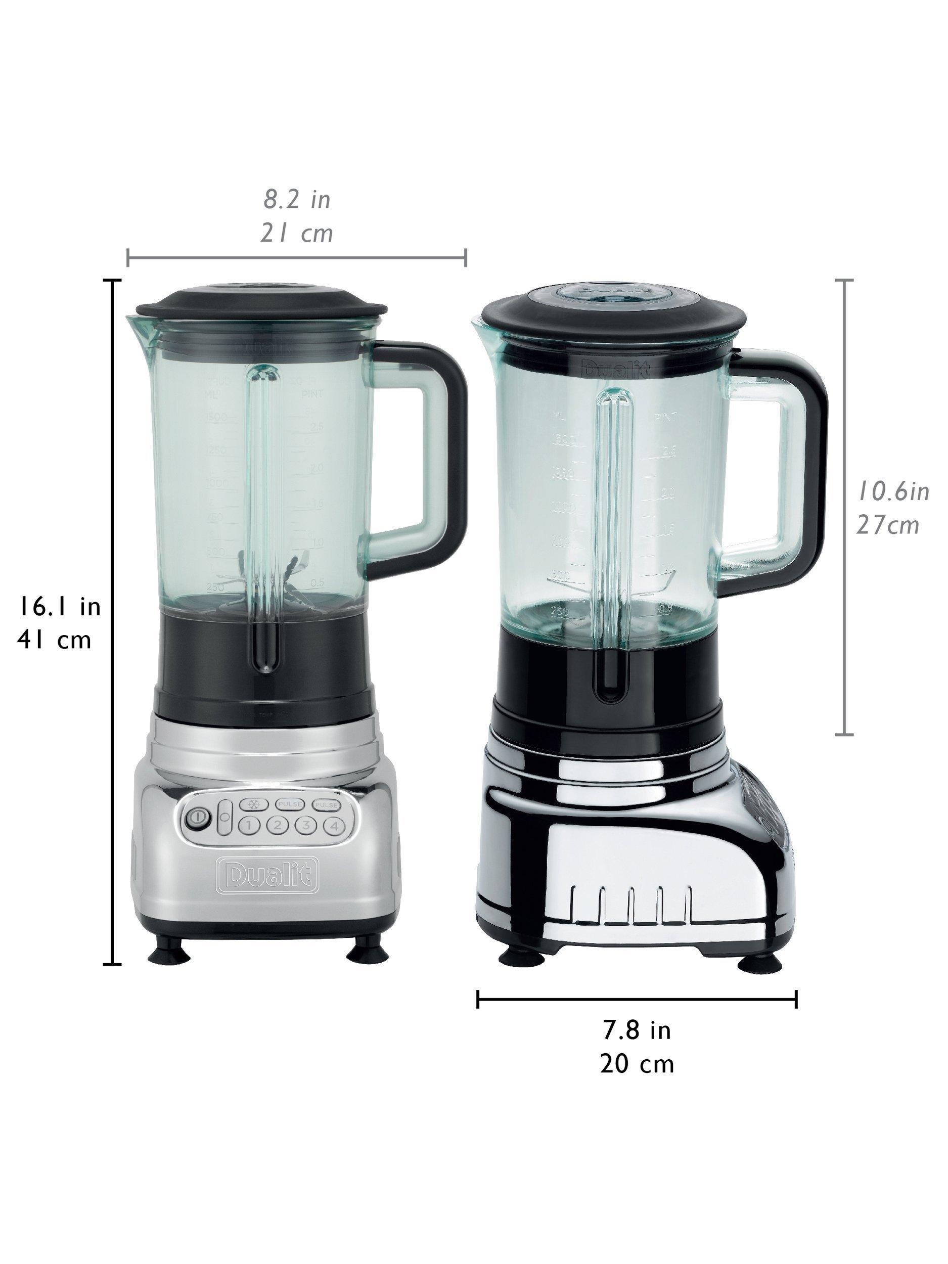 Dualit stainless steel food blender and smoothie maker, imported from the UK