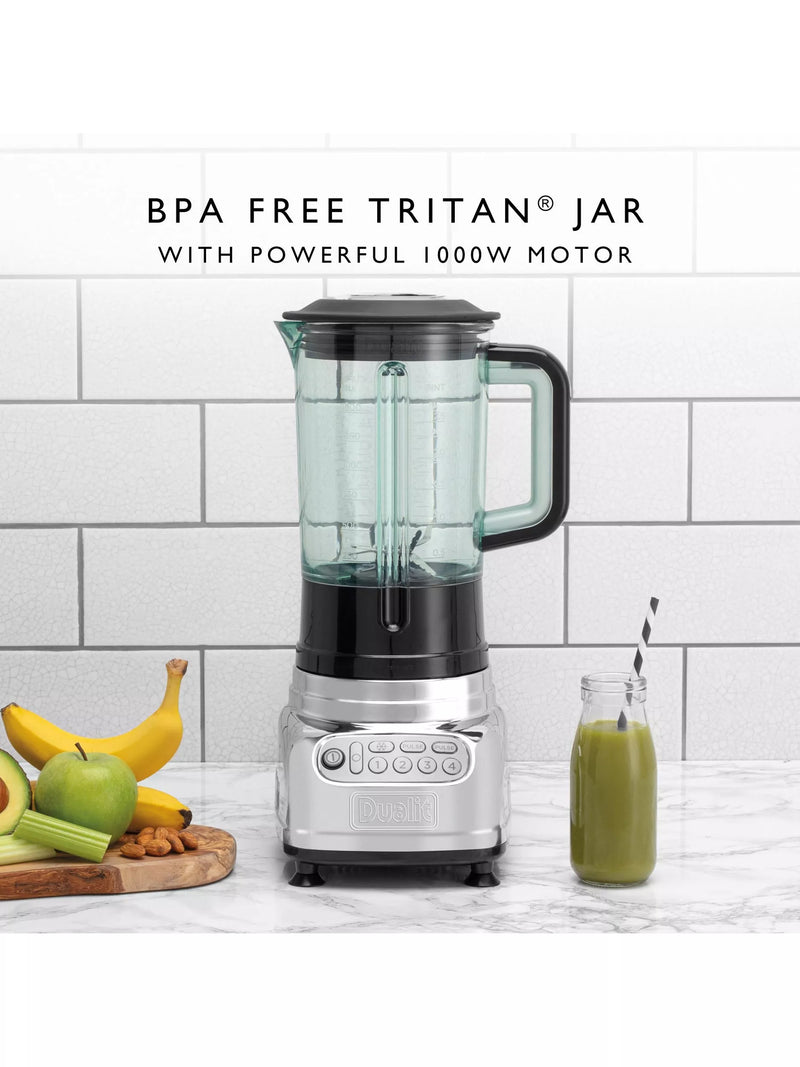 Dualit stainless steel food blender and smoothie maker, imported from the UK