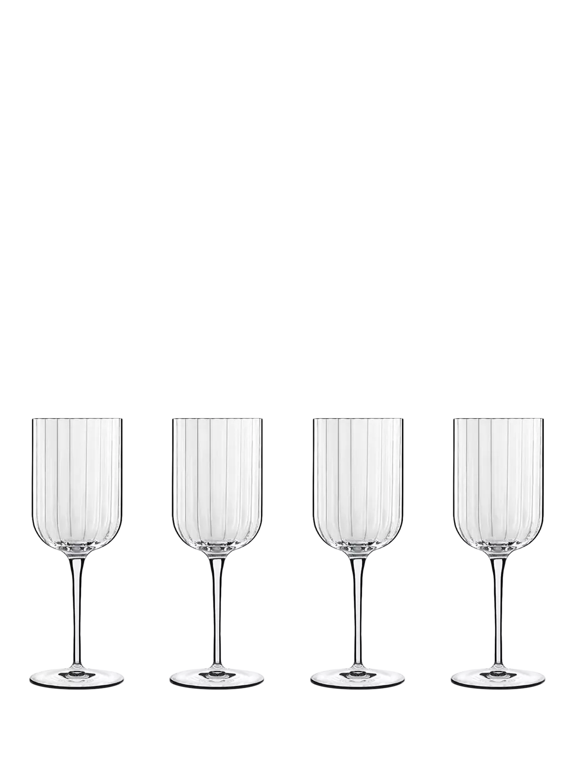 Luigi Bormioli Bach red wine glass set of 4 400ml - British product